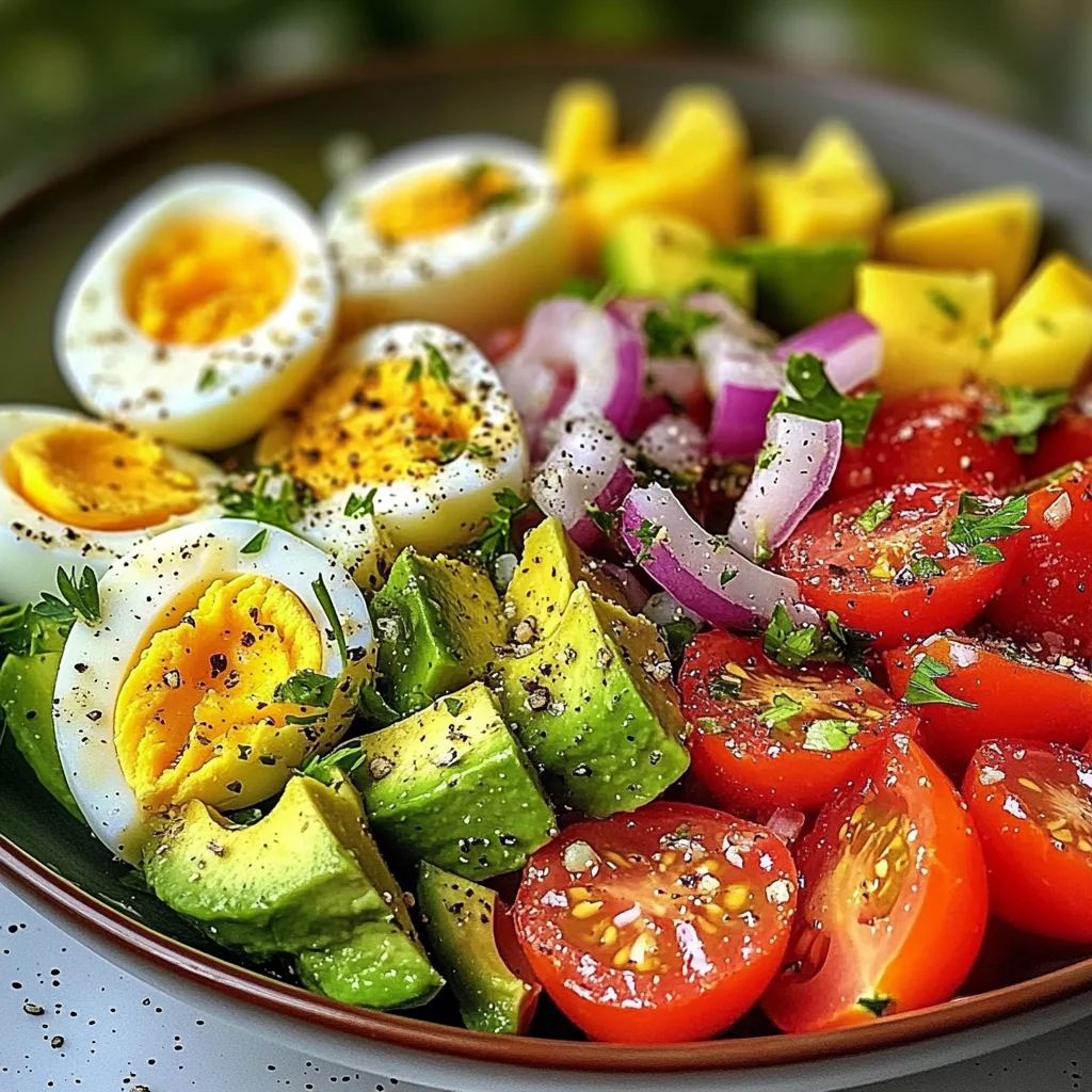 Avocado Egg Salad Bowl