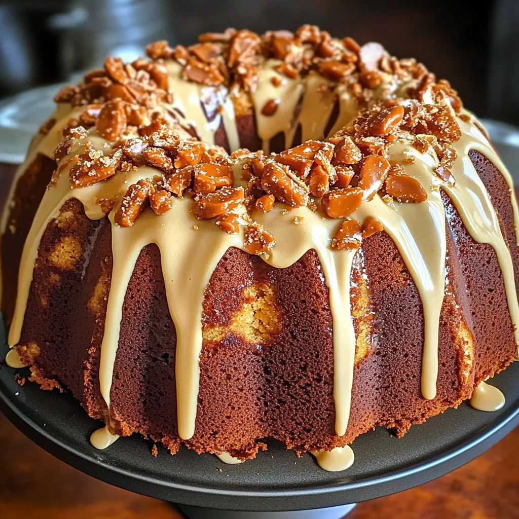 Butterfinger Bundt Cake