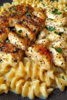 Cajun Chicken Rotini with Mozzarella Garlic Butter Sauce