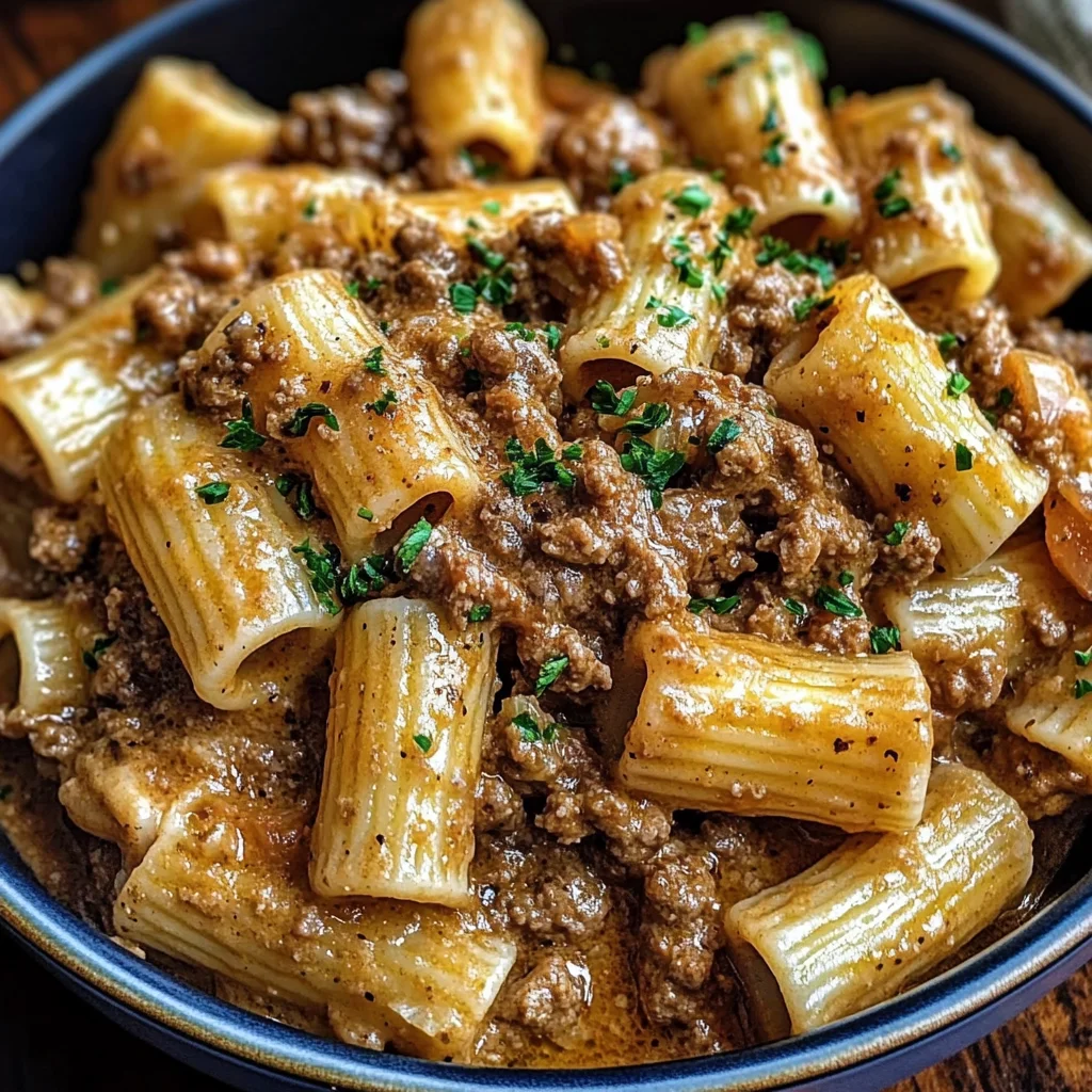 Creamy Beef Pasta Recipe