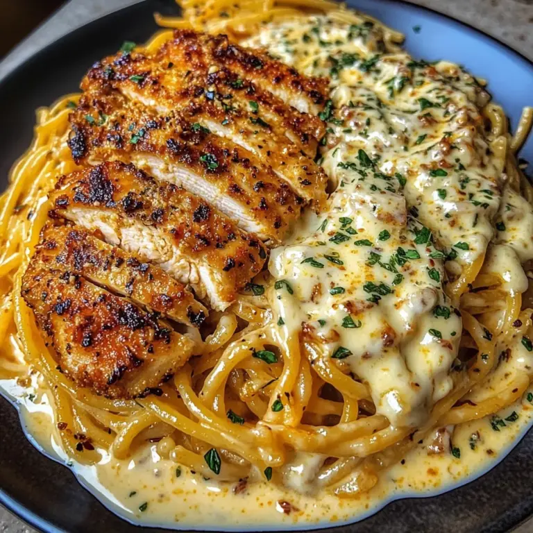 Creamy Cajun Chicken Spaghetti