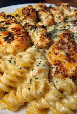 Creamy Garlic Butter Chicken with Twisted Cheddar Pasta