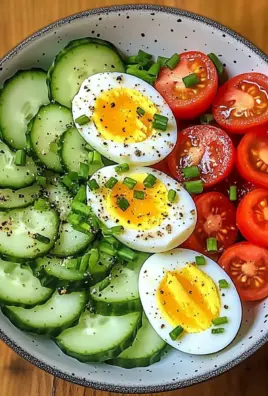 Garden Egg Bowl with Cucumber & Cherry Tomatoes
