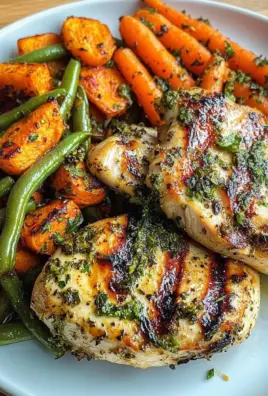 Grilled Chicken with Sautéed Mixed Veggies & Roasted Roots