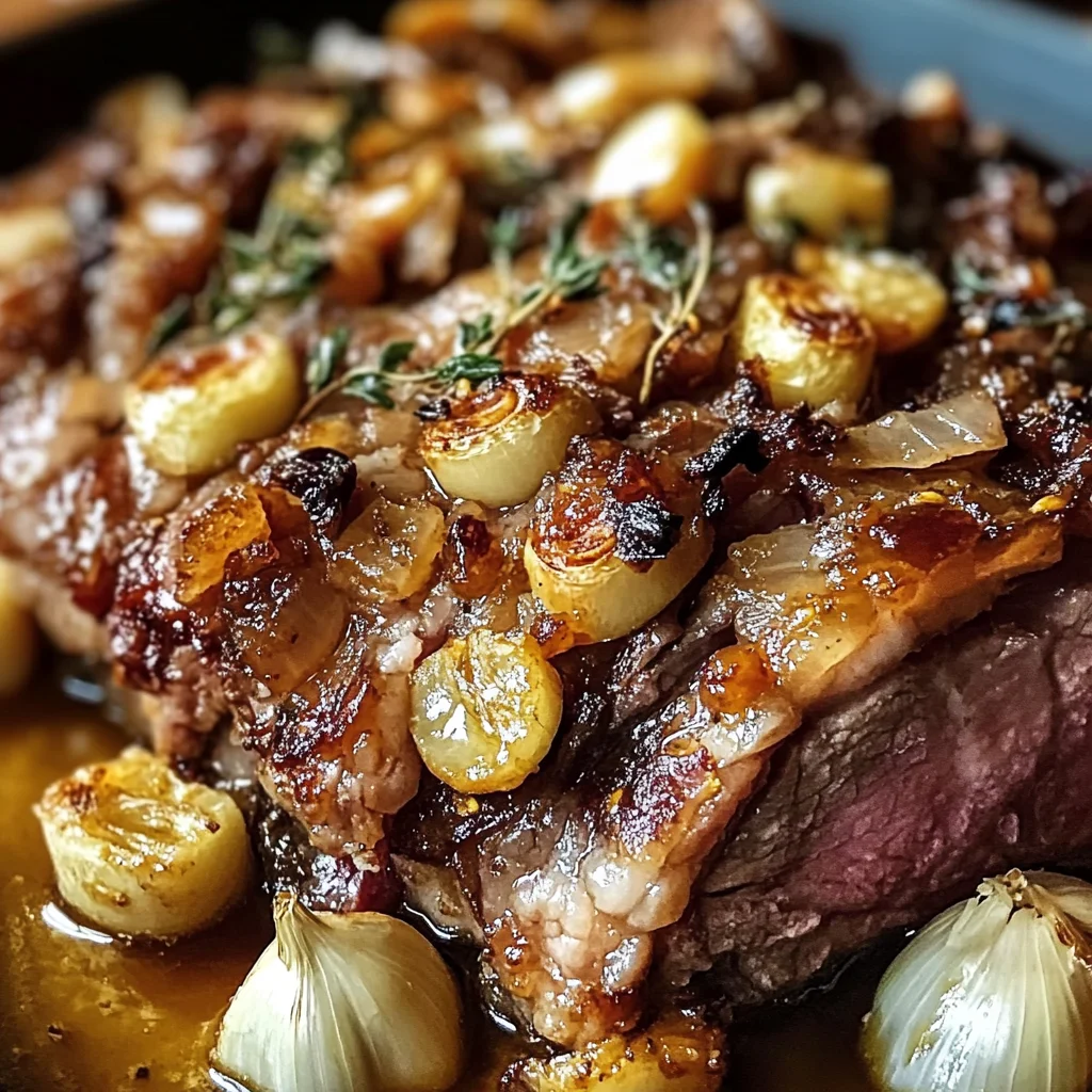 Honey-Mustard Confit Lamb Shoulder