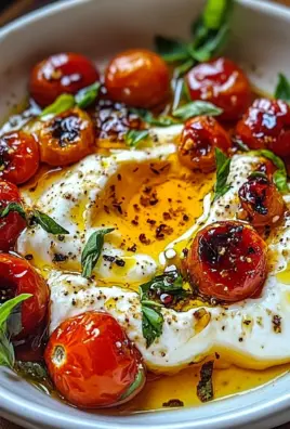 Hot Honey Tomato Burrata Dip