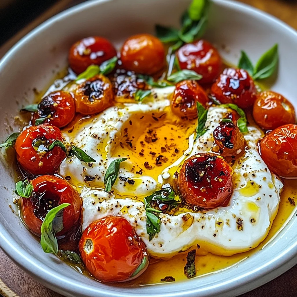 Hot Honey Tomato Burrata Dip
