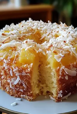 Pineapple Coconut Pound Cake