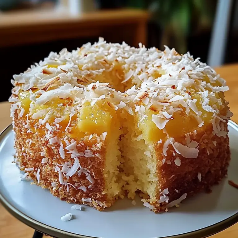 Pineapple Coconut Pound Cake