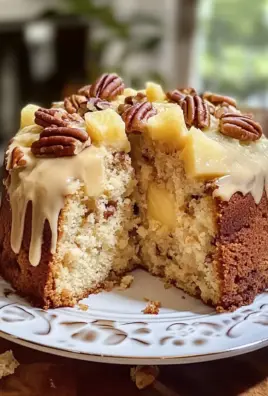 Pineapple Pecan Cream Cheese Pound Cake