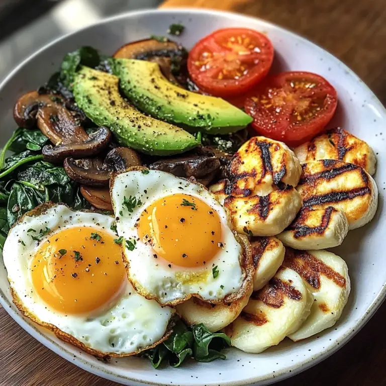 Protein-Packed Veggie Breakfast Plate