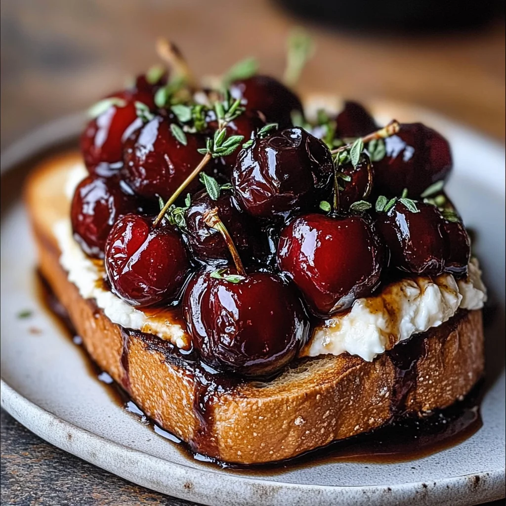 Roasted Cherry & Burrata Dream Toast