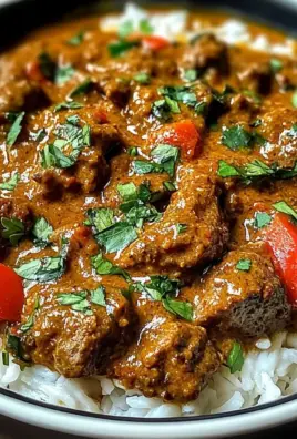 Slow-Simmered Beef Curry in Creamy Coconut Sauce