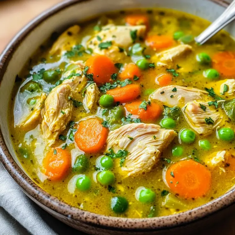 Anti Inflammatory Turmeric Chicken Soup