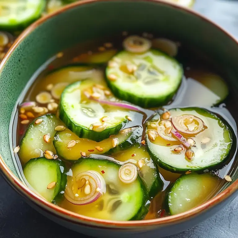 Asian Pickled Cucumber