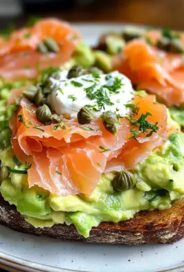 Avocado Toast with Smoked Salmon