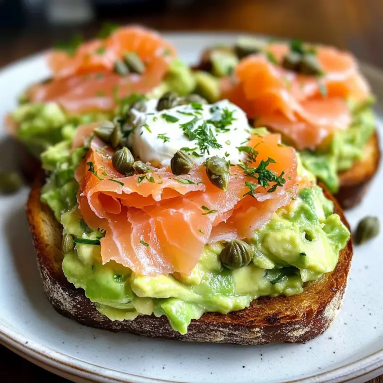 Avocado Toast with Smoked Salmon