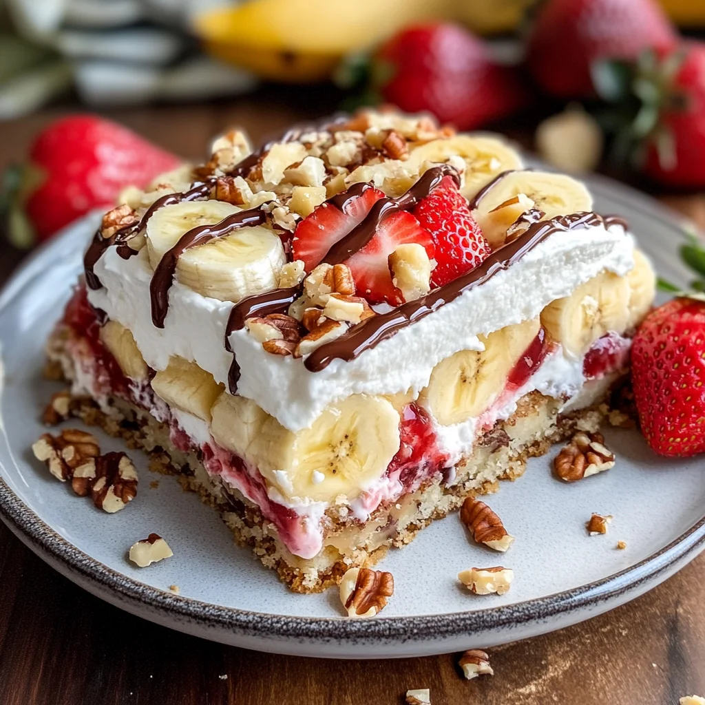 Banana Split Dump Cake Recipe