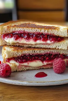 Brie & Raspberry Jam Grilled Cheese Sandwich