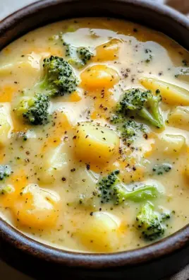 Broccoli Potato Cheese Soup Recipe
