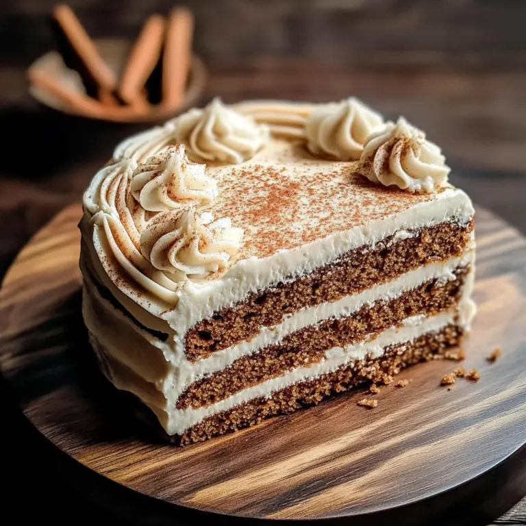 Brown Sugar Chai Cake
