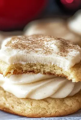 Eggnog Cookies with Eggnog Frosting