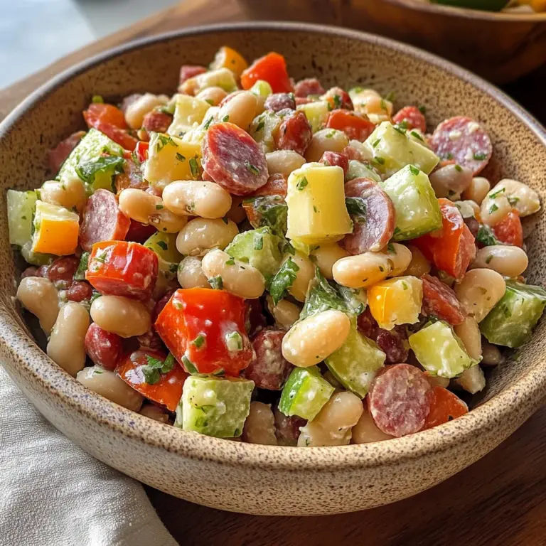 Italian Grinder Bean Salad