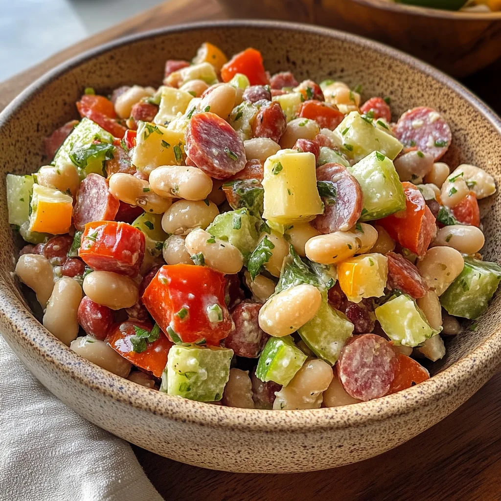 Italian Grinder Bean Salad