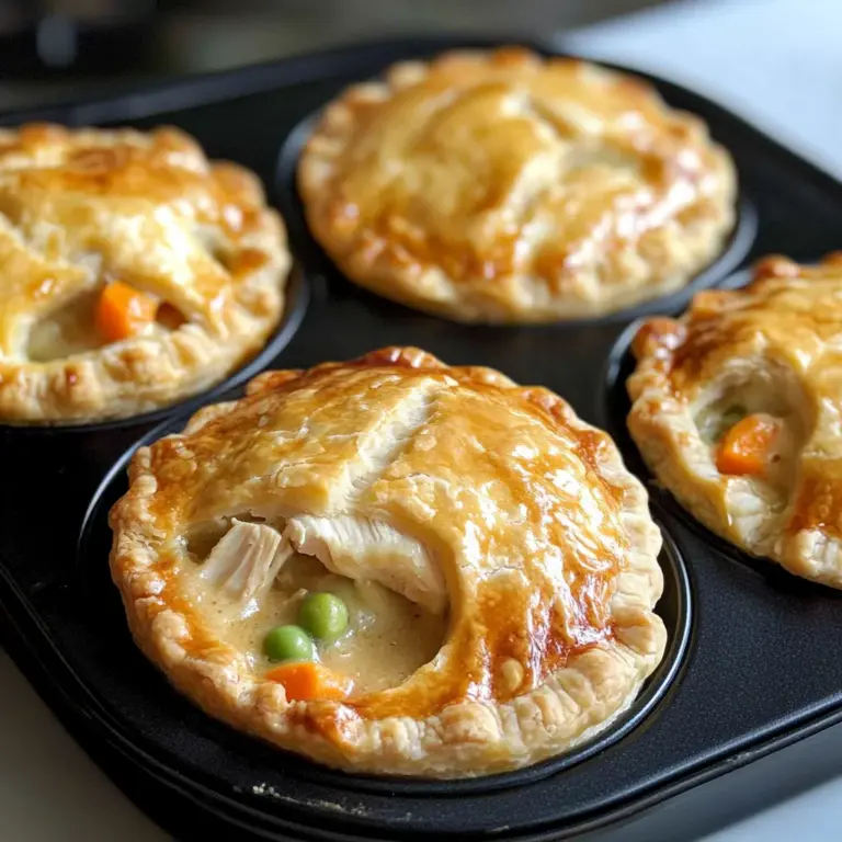 Muffin Tin Chicken Pot Pies