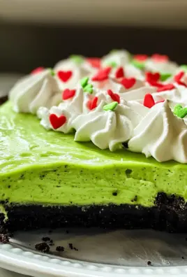 No Bake Grinch Pie