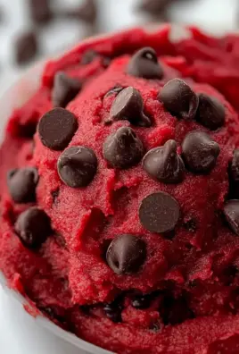 Red Velvet Edible Cookie Dough Recipe