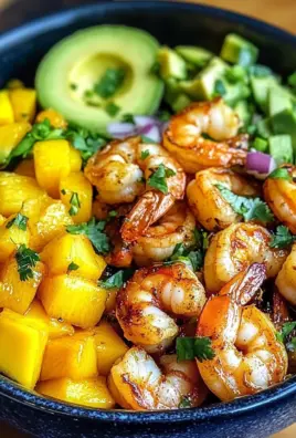 Shrimp Avocado Mango Bowls