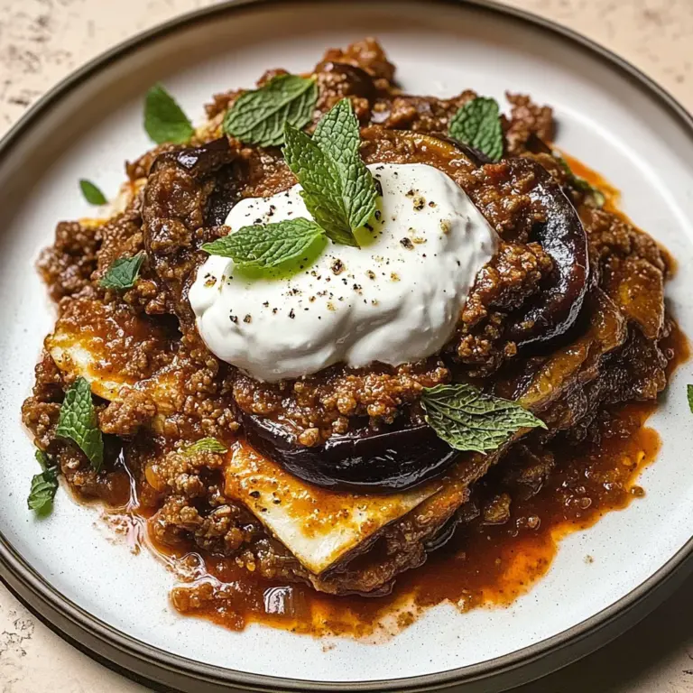 Simple Turkish Moussaka Recipe