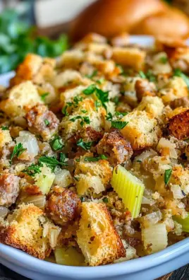 Slow Cooker Sausage Stuffing