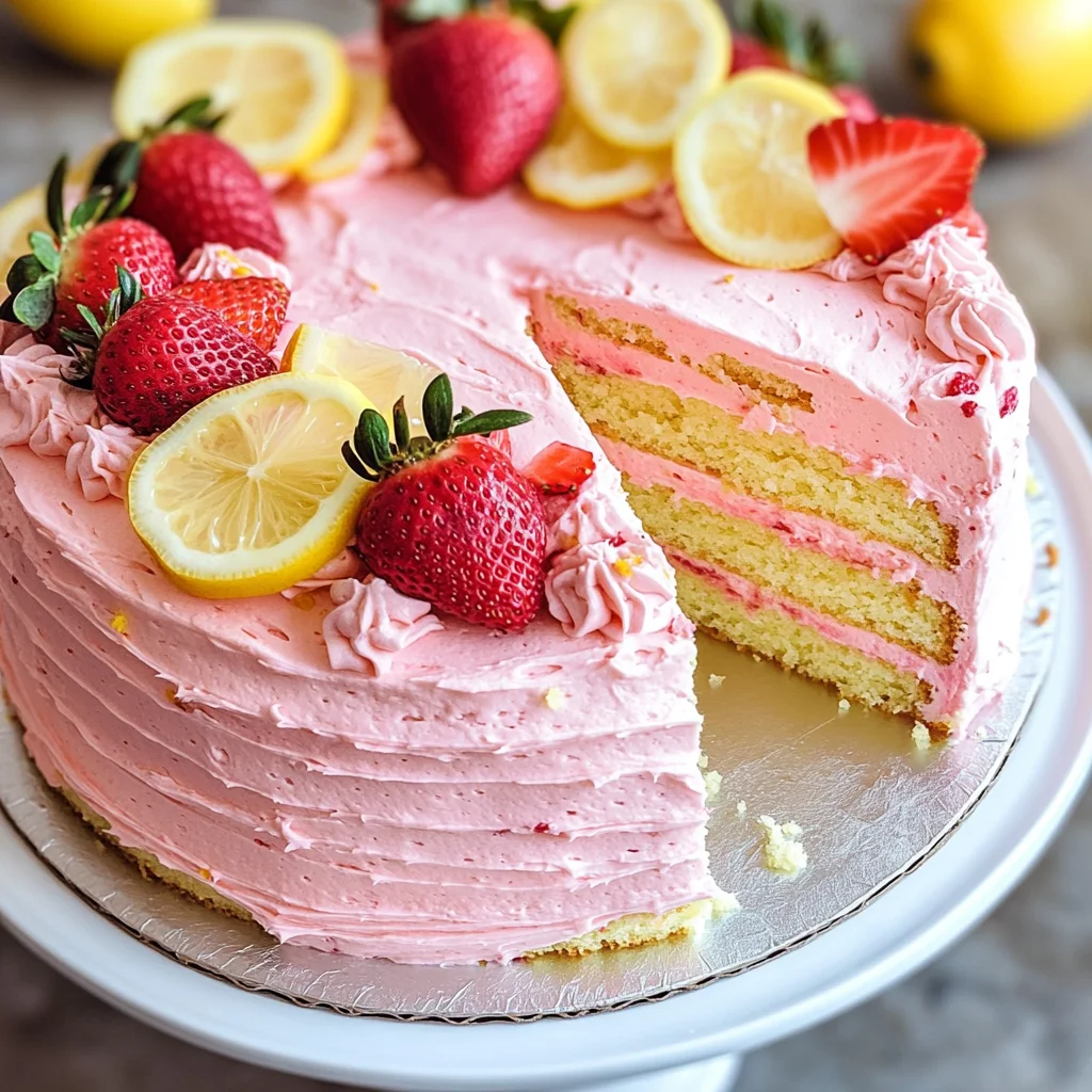 Strawberry Lemon Cake