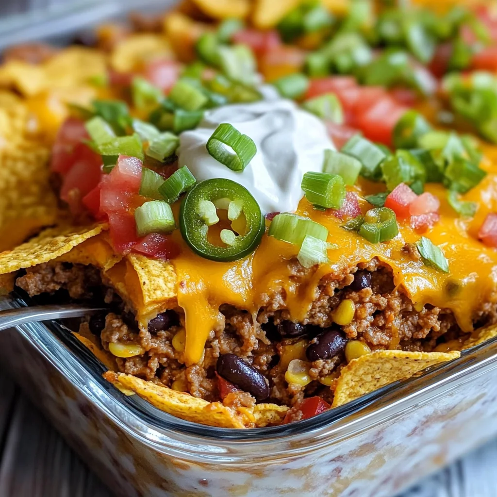 Walking Taco Casserole Recipe