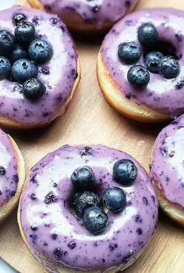 Wild Blueberry Cake Donuts