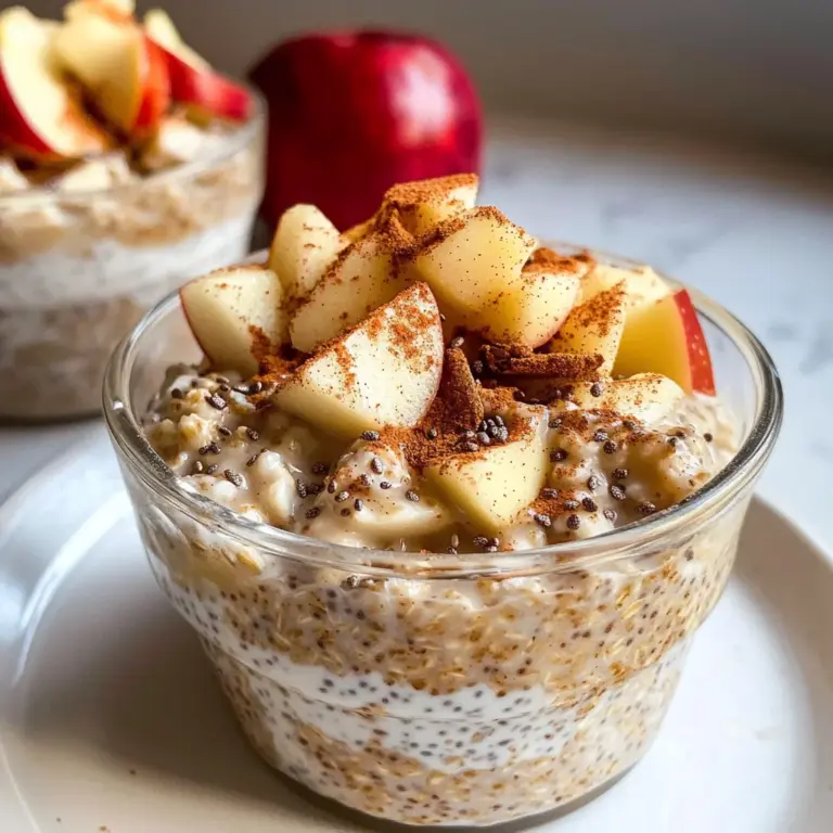 Apple Cinnamon Overnight Oats