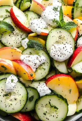 Apple Cucumber Salad With Creamy Yogurt Dressing Recipe