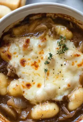 Baked French Onion Gnocchi