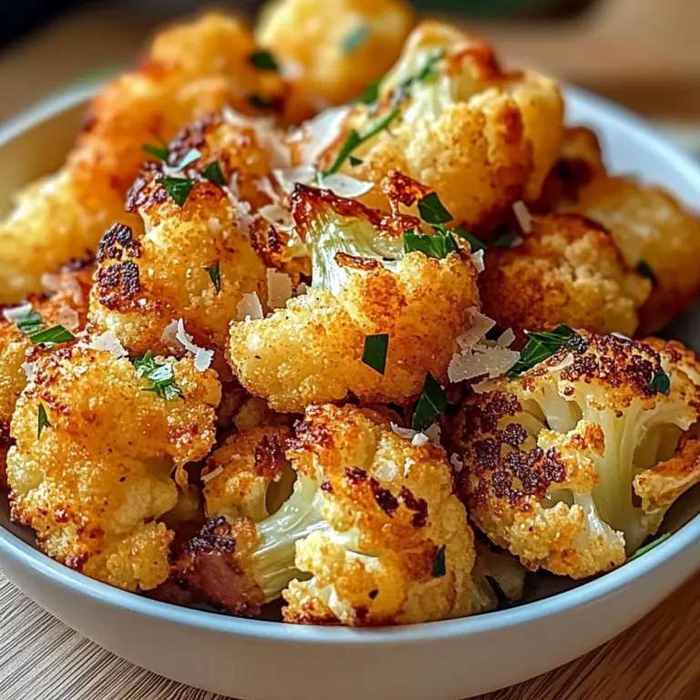 Baked cauliflower