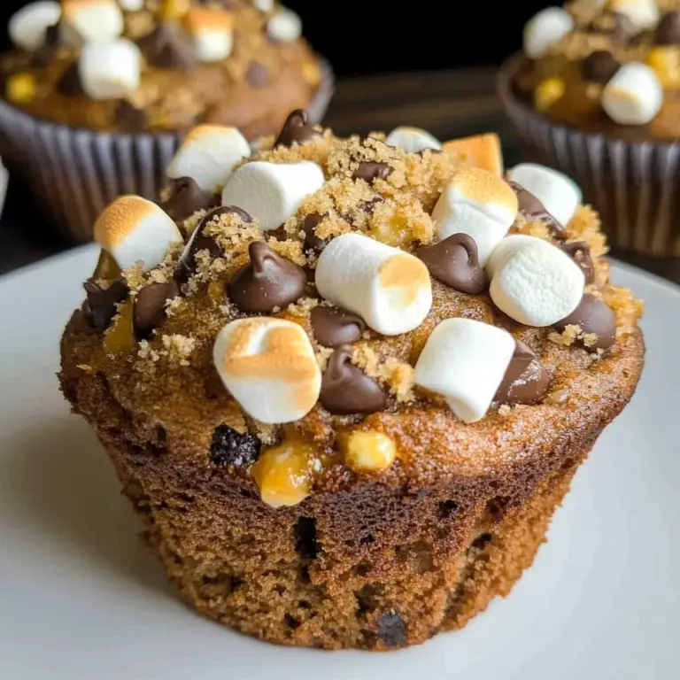 Banana S’mores Muffins