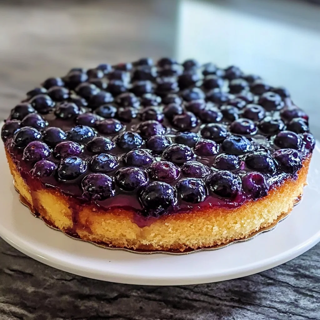 Best Homemade Blueberry Upside Down Cake - Alrightwithme