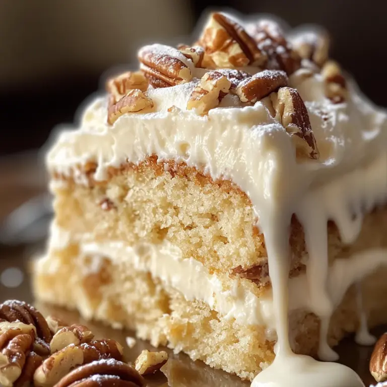 Butter Pecan Tres Leches Cake