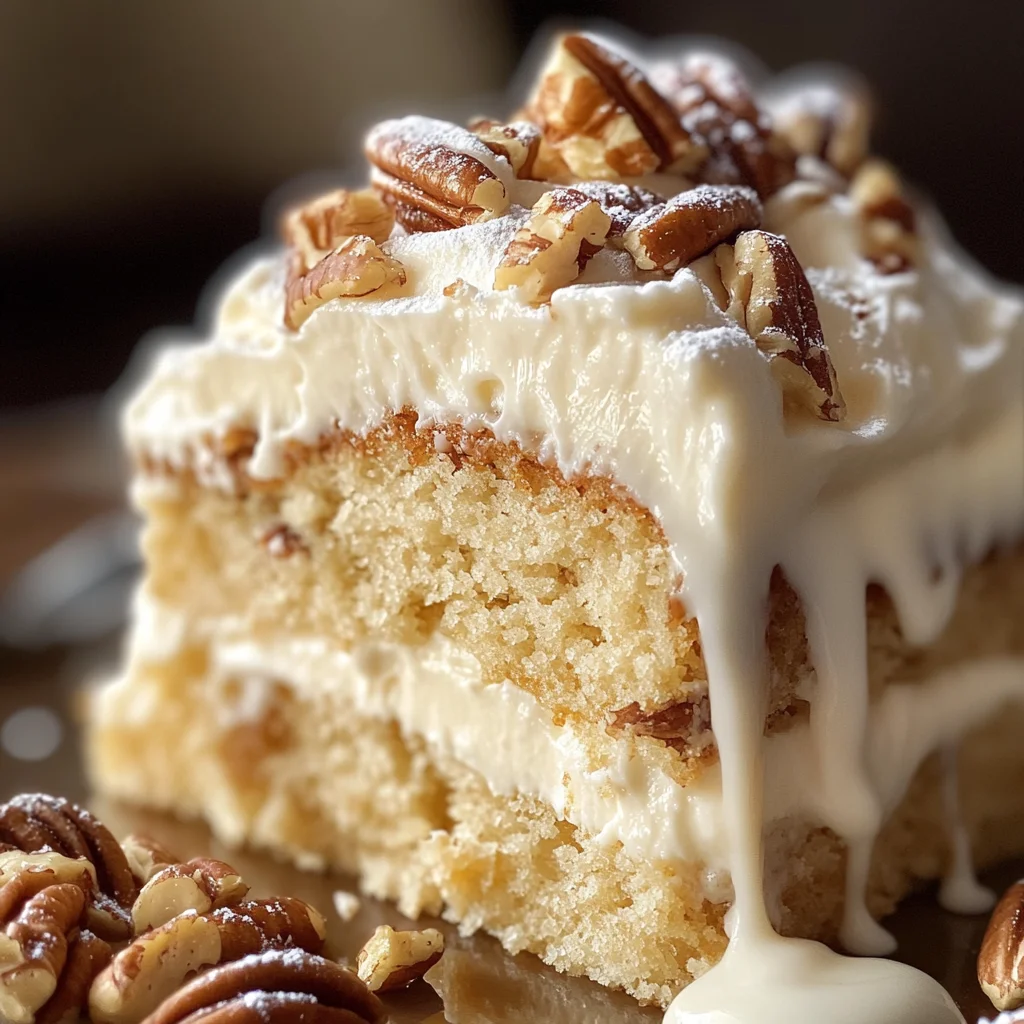 Butter Pecan Tres Leches Cake