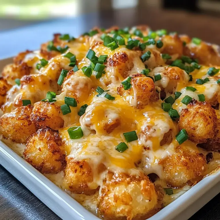 Cheddar Ranch Chicken Tater Tot Bake is a must-try!