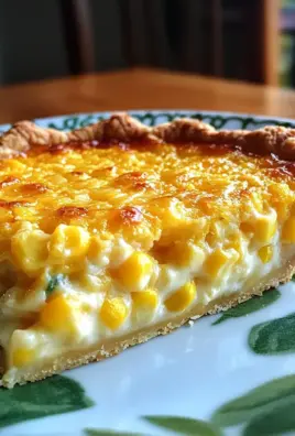 Cheddar Sweet Corn Pie
