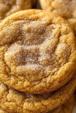 Chewy Pumpkin Snickerdoodle Cookies