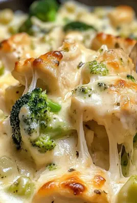 Chicken and Broccoli Alfredo Bake