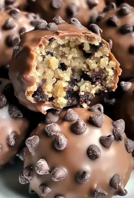 Chocolate Chip Cookie Dough Protein Balls!